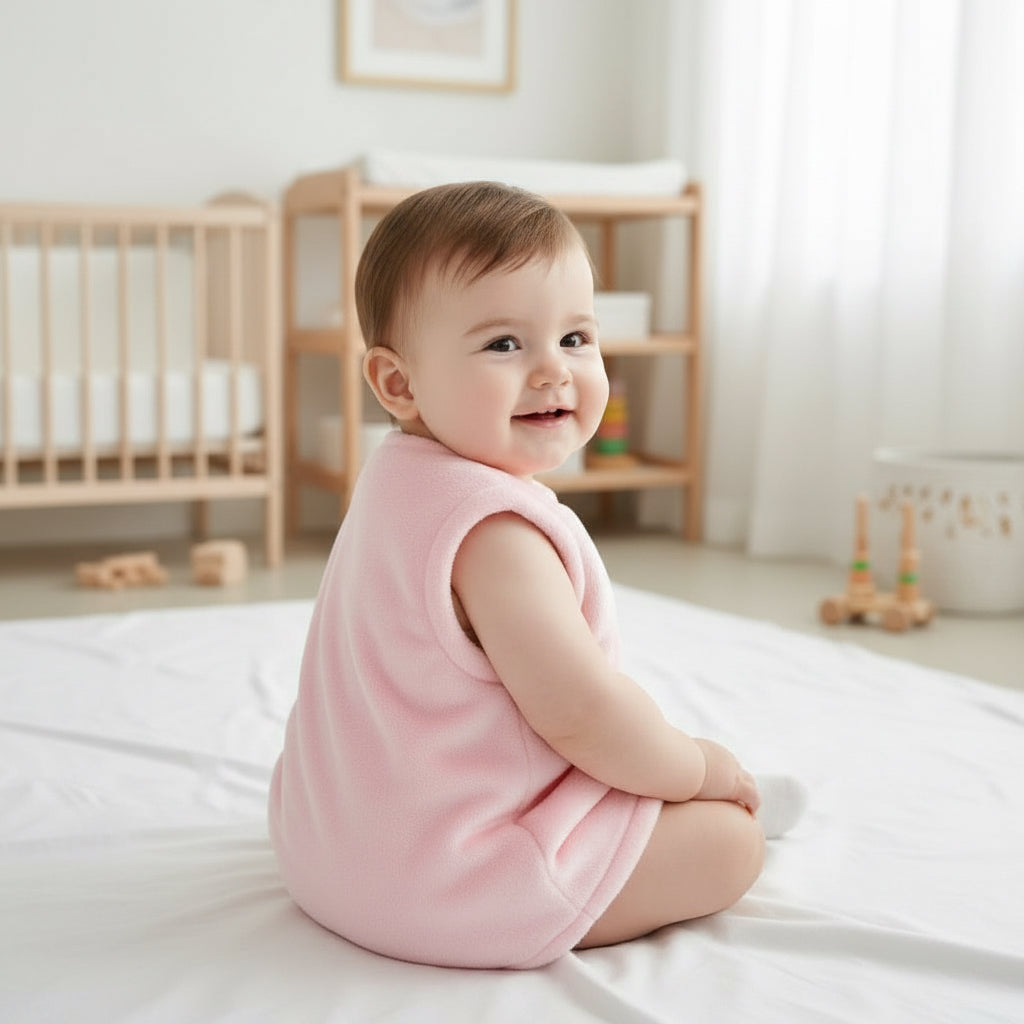 Pink Sleeveless Jacket
