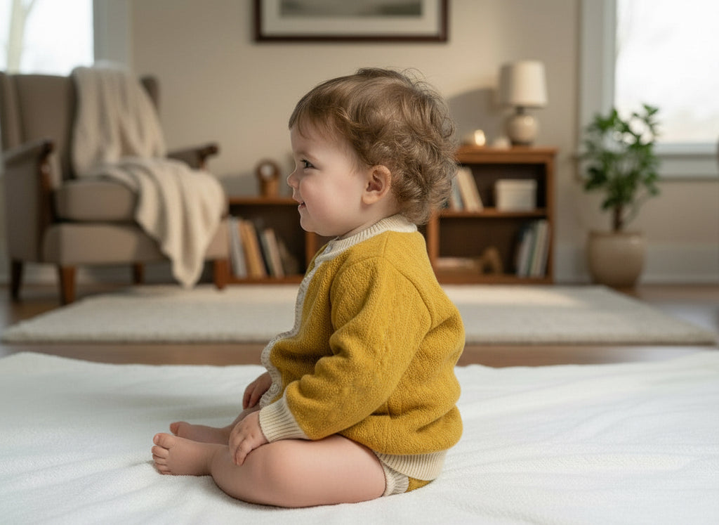 Mustard and Yellow Cardigan